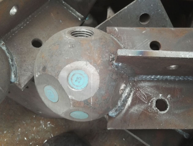 舞钢螺栓球球塞，网架配件